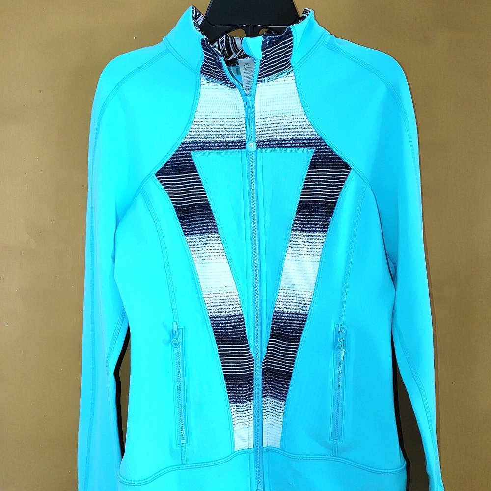 IVIVVA By Lululemon Woman's Full Zip Jacket Blue Size 14 New with tag
